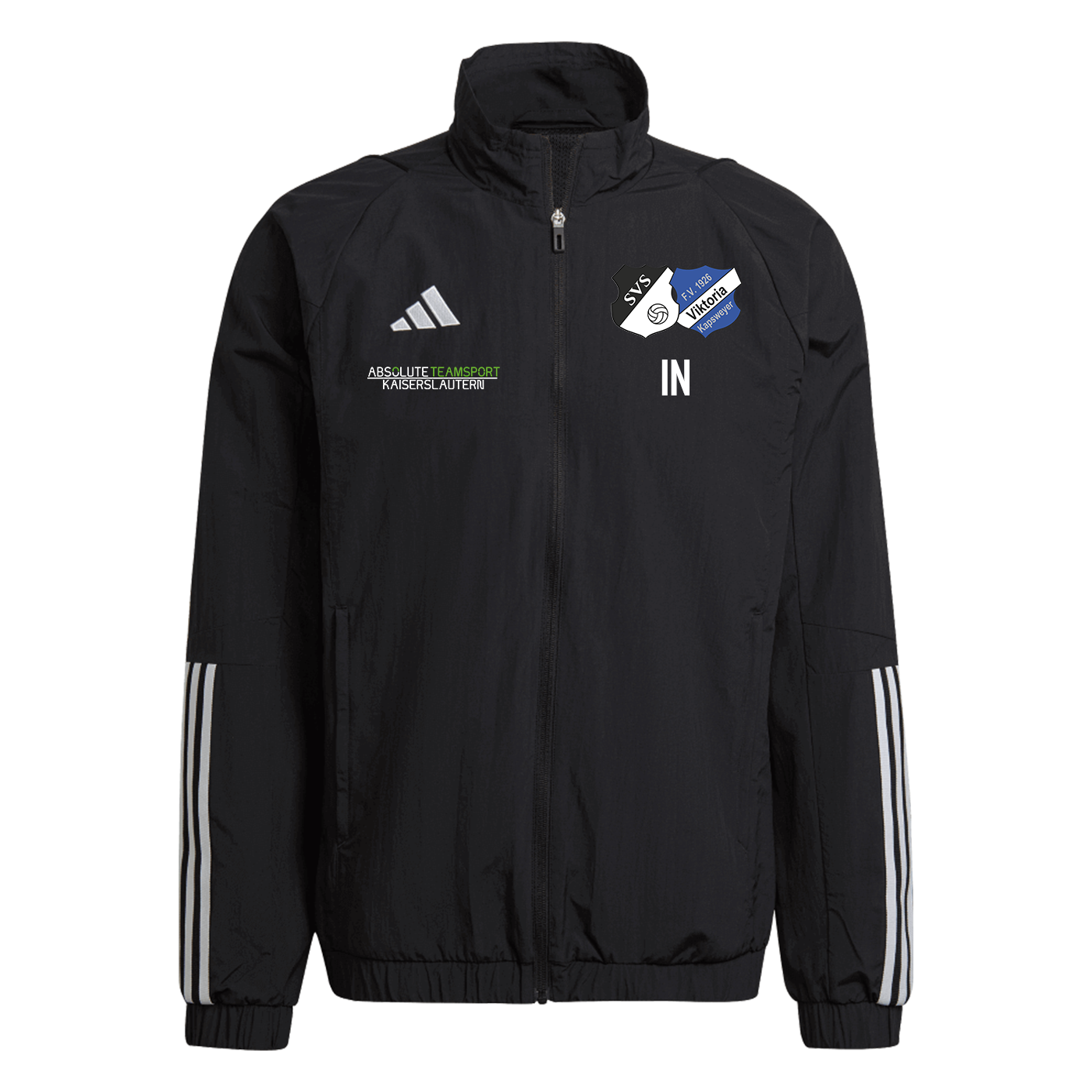 ADIDAS Kids Tiro 23 Competition Presentation Jacket inkl. SG Schweighofen Kapsweyer Wappen Vereinsname Rucken