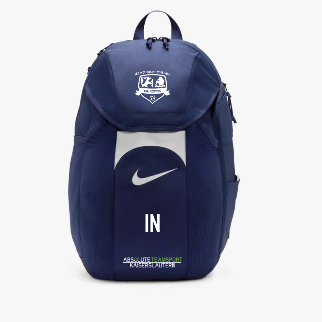 Nike Academy Team Rucksack (30 l) inkl. Wappen TSG Wolfstein-Roßbach