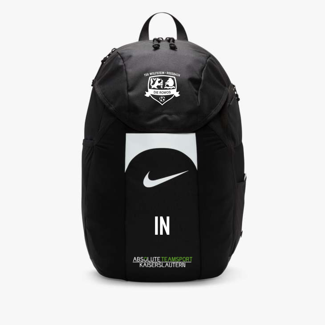 Nike Academy Team Rucksack (30 l) inkl. Wappen TSG Wolfstein-Roßbach