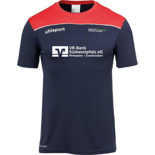 uhlsport Offense 23 Poly Shirt ERWACHSENE - wahlweise mit Sponsor "VR-Bank"