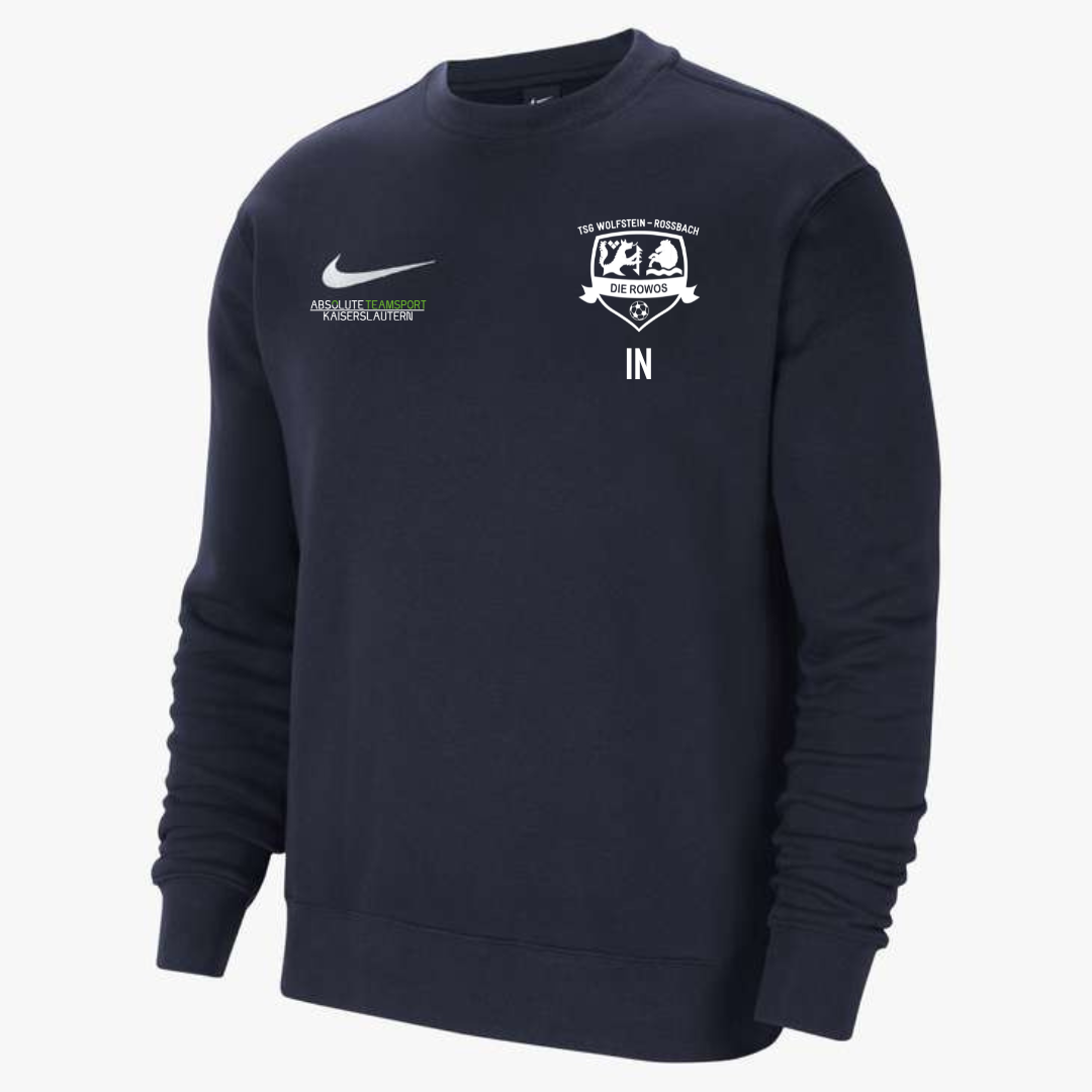 Nike Park Fleece-Fußball-Rundhalsshirt inkl. Wappen TSG Wolfstein-Roßbach