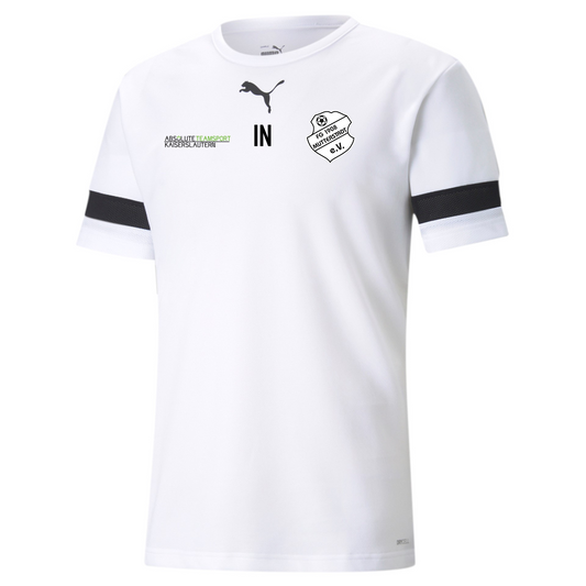 PUMA Herren Trainingshirt in weiß inkl. Wappen Mutterstadt