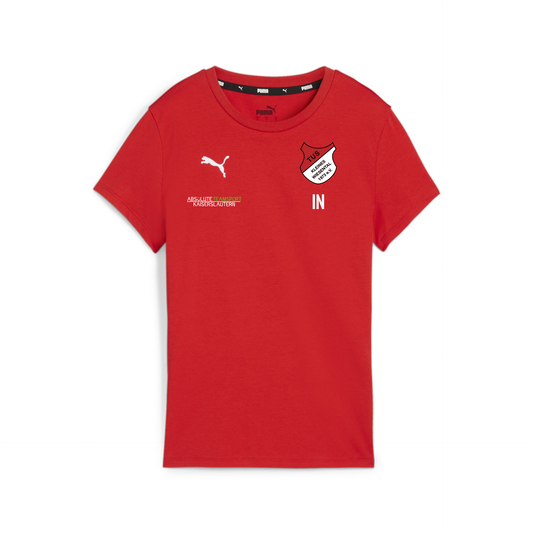 PUMA Damen teamGOAL Casuals Tee inkl. TuS Kleines Wiesental Wappen & Vereinsname Rücken