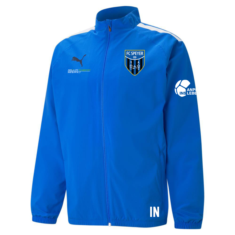 #PRÄSENTATION - PUMA Sideline Jacket inkl. 3D-Wappen FC Speyer 09, Sponsor & IN